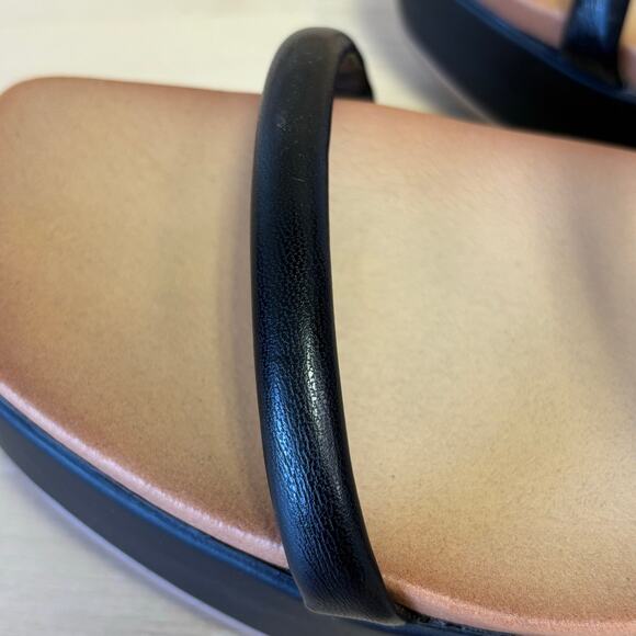 ROUGE Black Platform Sandals Women’s 8M - Picture 3 of 8